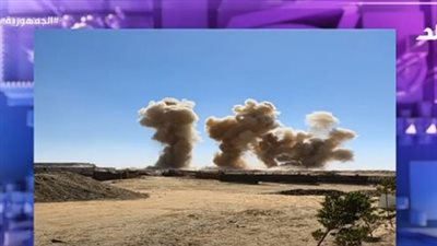 لحظة تفجير جبل الجرانيت المتسبب في تعطيل مشروع توشكى (فيديو)