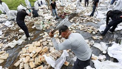 بنما تعلن ضبط كميات قياسية من المخدرات في 2021