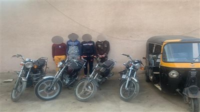 ضبط عناصر تشكيل عصابى تخصص فى سرقة الدراجات النارية بالدقهلية
