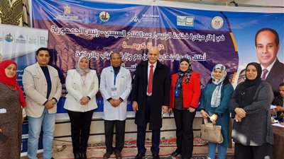 جامعة بنها تنظم قوافل طبية بقرية عرب الصوالحة