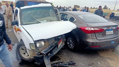 مصرع شخص وإصابة 43 آخرين في 3 حوادث متفرقة بالإسماعيلية (صور)