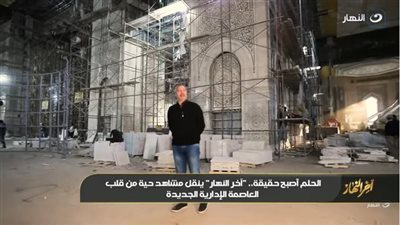 شاهد.. جولة تامر أمين داخل مسجد 