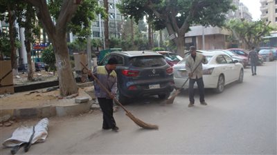 رفع 15 ألف طن مخلفات وقمامة من الشوارع بالجيزة