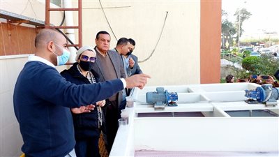 وزيرة البيئة تتفقد وحدتين لمعالجة مياه الصرف الصناعي بكفر الدوار (صور)
