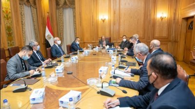 وزير الإنتاج الحربي يستقبل وفد 