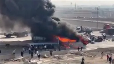 كسور وحروق وجرح قطعي.. ننشر التقرير الطبي للمصابين فى حادث الطريق الأوسطي 