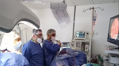 الرعاية الصحية: نجاح إصلاح عيب خلقي من خلال منظار الأنف لأول مرة بمستشفى السلام بورسعيد 