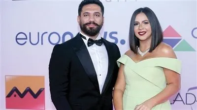 أول تعليق من حسن الرداد على استقباله مولوده الأول من إيمي سمير غانم 