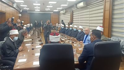 لحظة وصول وزير الأوقاف ديوان محافظة الدقهلية.. فيديو وصور