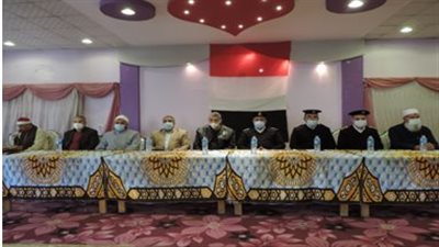 إنهاء الخصومات الثأرية وإتمام الصلح بين عائلتين في الفيوم