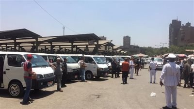 تعليق لافتات بالتعريفات الجديدة بالمواقف وحملات تفتيشية لمنع التلاعب وضبط المخالفين بالجيزة