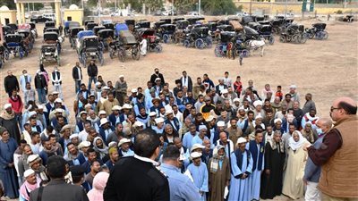 محافظ أسوان: تبديل عربات الحنطور غير الصالحة بسيارات الفان والميكروباص