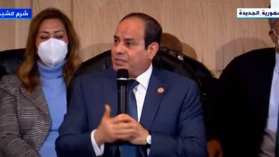 السيسي: لا يوجد دولة في المنطقة نجت من الخراب سوى مصر (فيديو)