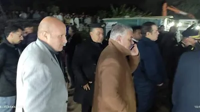 انتشال جثمان سابع ضحايا حادث سيارة منشأة القناطر المنكوبة