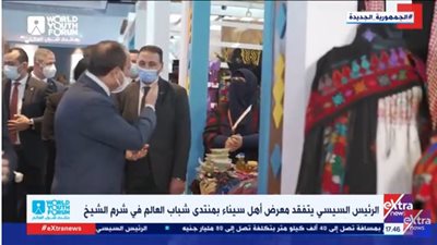 مشاركة بمعرض أهل سيناء للسيسي: 