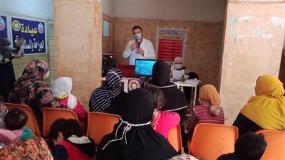 الكشف على 1535 مريضا خلال قافلة طبية مجانية بقرية ميت دمسيس بالدقهلية