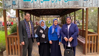 مدير مركز خدمات الأشخاص ذوى الإعاقة بجامعة المنصورة يزور كلية التربية النوعية