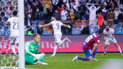 أهداف مباراة برشلونة وريال مدريد في كأس السوبر الإسباني