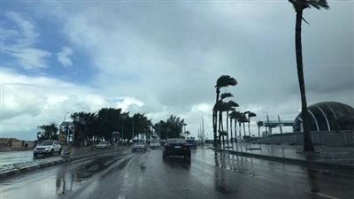 خريطة سقوط الأمطار في مصر الأيام المقبلة