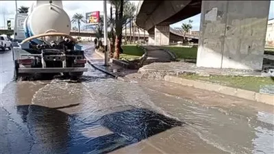 صرف الإسكندرية: رفع تجمعات المياه من المناطق المتأثرة