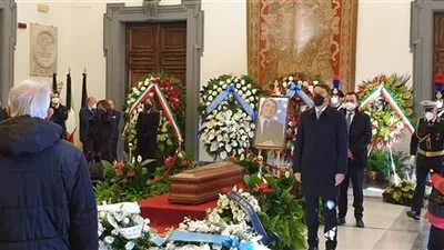 اليوم.. جنازة رسمية لرئيس البرلمان الأوروبي الراحل في إيطاليا