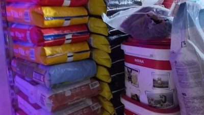 ضبط ربع طن أعلاف حيوانات مجهولة المصدر ببورسعيد (صور)