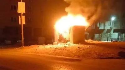 حريق هائل في كابل كهرباء بمنشأة القناطر