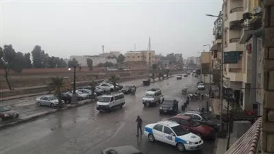 سقوط أمطار متوسطة على محافظة الأقصر 