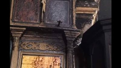 تفاصيل حريق كنيسة الأنبا أنطونيوس بالقدس