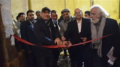 أكرم القصاص وعمرو فهمي يفتتحان معرض 