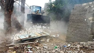 بدء تنفيذ الموجة الـ 19 لإزالة التعديات على الأراضي المملوكة للدولة بسوهاج