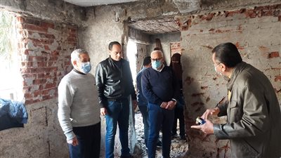 محافظ بورسعيد يتفقد مستجدات أعمال تطوير مبنى الديوان العام الغربي