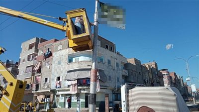 إزالة 17 إعلانا مخالفا في حملة بالدقهلية (صور) 