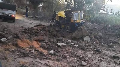 انفجار خط غاز أثناء تجربته بالمنوفية 