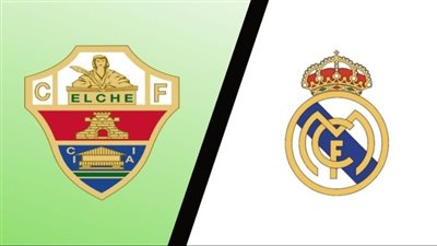 موعد مباراة ريال مدريد ضد إلتشي في الدوري الإسباني والقناة الناقلة