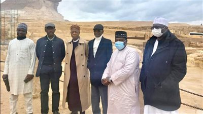 منطقة أهرامات الجيزة تستقبل وزير السياحة النيجيري 