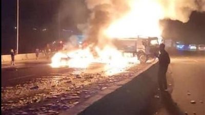 عاجل.. مصرع وإصابة 10 أشخاص فى حادث الطريق الأوسطى بحلوان