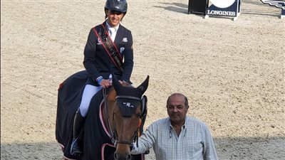 محمد طاهر زيادة يقترب من التأهل لنهائيات كأس العالم بعد الفوز ببطولة الأمارات الدولية للفروسية