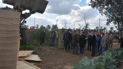 محافظ القليوبية يقود حملة لإزالة 30 حالة مخالفة على مساحة 5 أفدنة