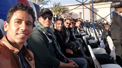 طلاب جامعة الوادي الجديد يزورون أكاديمية الشرطة (صور )