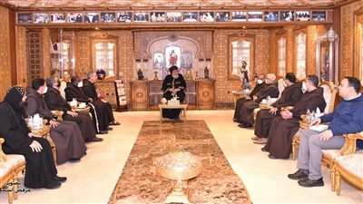 البابا تواضروس يستقبل الرئيس العام للرهبنة الفرنسيسكانية 