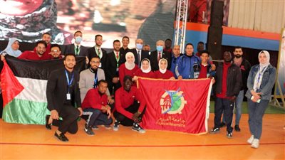 مراسم افتتاح ملتقى الصداقة الدولي الأول لشباب الجامعات بجامعة المنصورة.. صور 