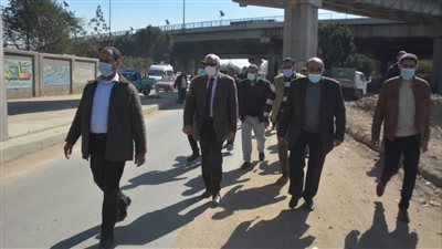 محافظ الجيزة يتفقد أعمال تطوير وتغطية ترعة المريوطية