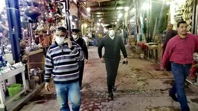 حملة مكبرة لرفع الإشغالات بالسوق السياحي وسط الأقصر