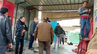 محافظ القليوبية يشن حملة لإزالة التعديات على حرم الطريق الزراعي