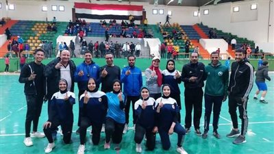 ذهبيتان وبرونزيتان لجامعة سوهاج في مهرجان ألعاب الجنوب بالوادي الجديد