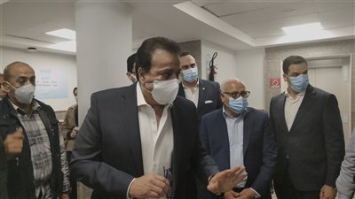 القائم بأعمال وزير الصحة يتفقد مستشفى الرمد ووحدة طب أسرة الكويت في بورسعيد