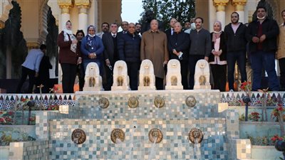 محافظ القاهرة يتفقد أعمال تطوير حديقة الأندلس