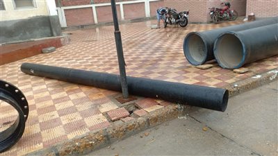 بعد توقف عامين.. إصلاح محطة الصرف الصحي الرئيسية بالمنطقة الصناعية بجمصة