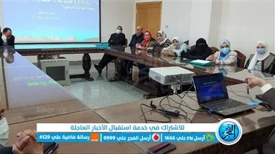 نائب رئيس جامعة الفيوم يجتمع بسفراء جائزة مصر للتميز الحكومي 2022